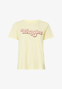 Tommy Hilfiger GLOBAL TEE - T-shirt con stampa - desert sky/blu scuro Tommy Hilfiger GLOBAL TEE - T-shirt con stampa - desert sky/blu scuro
