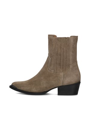 LISEN  - Cowboy-/Bikerlaarsjes - taupe