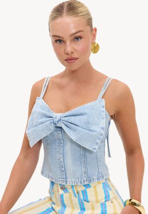 LOAVIES, BORN TO BE ICONIC - Débardeur - blue   denim
