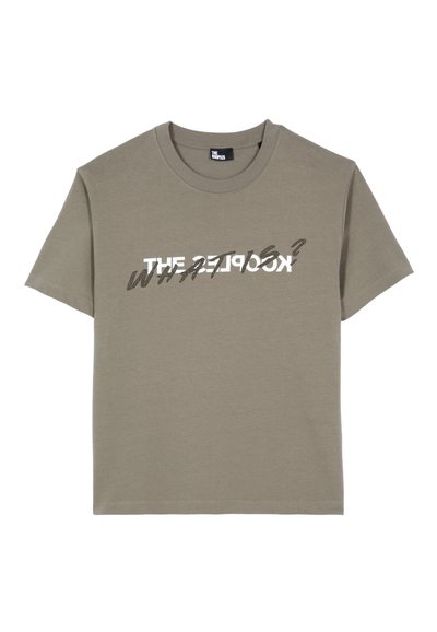 The Kooples Camiseta estampada - olive kaki