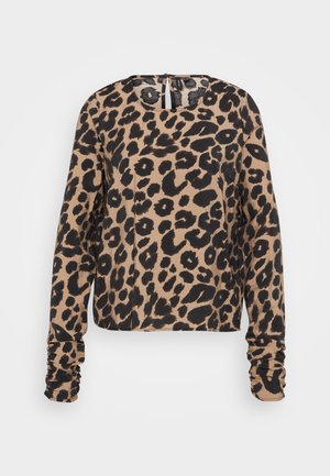 Vero Moda Tall VMIRIS ROUCHING - Blouse - beige