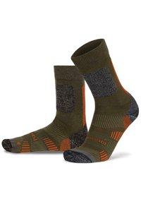 Normani MID CUT MERINO HIKERS 2 PACK - Socken - oliv