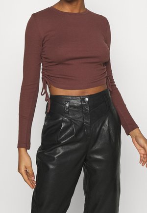 Maglietta a manica lunga - brown