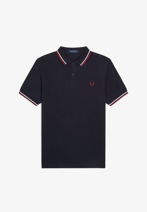 Fred Perry TWIN TIPPED - Poloshirt - blue