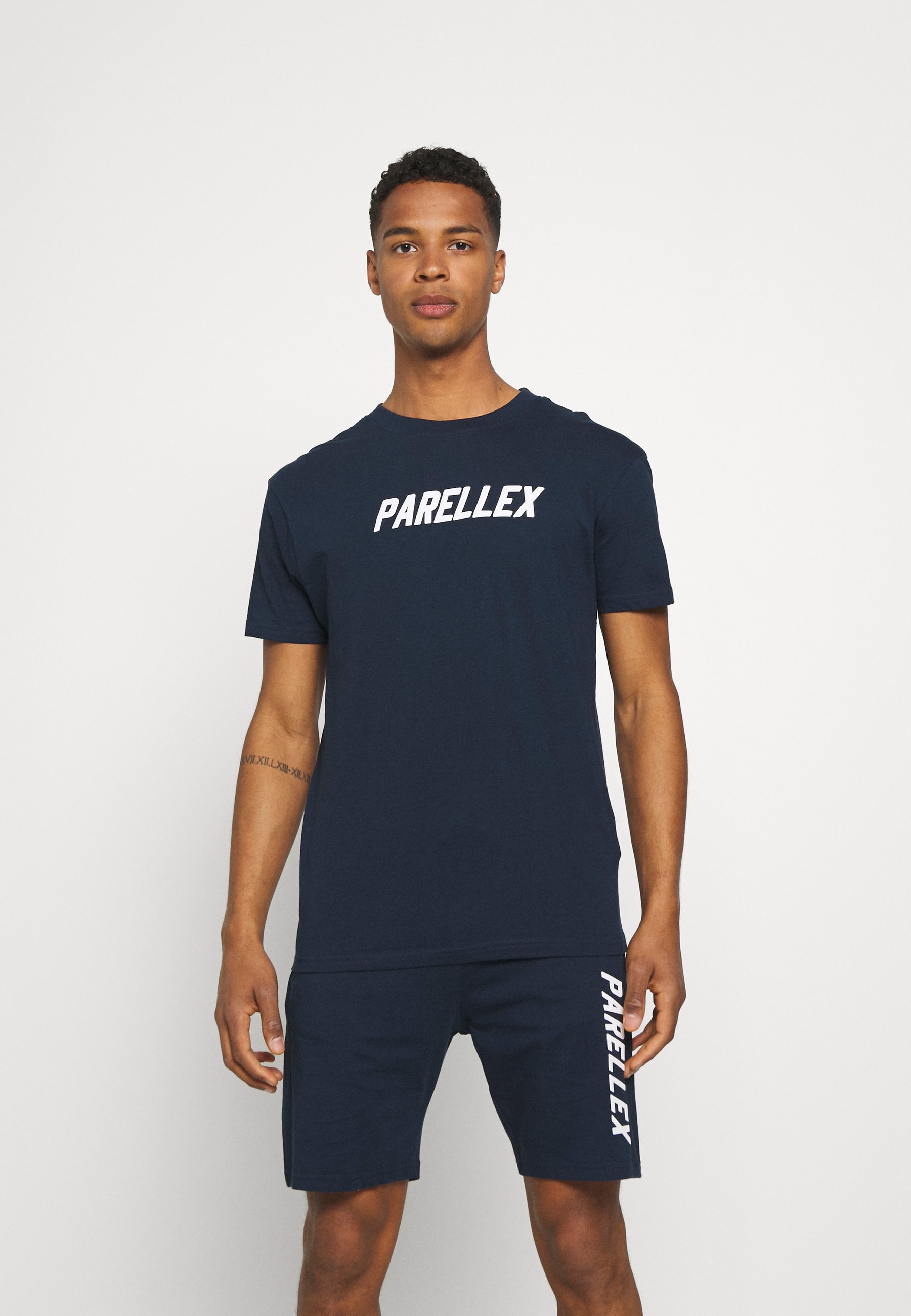 PARELLEX LOUNGE TEE LOUNGE TWIN SET - T-shirt con stampa - navy/blu scuro -  Zalando.it