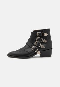 BUCKLES - Bottines de cowboy / motard - black