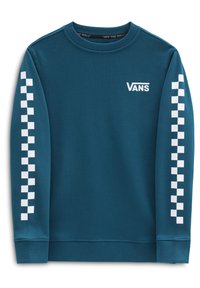 Vans BY EXPOSITION CHECK CREW - Felpa - blue coral