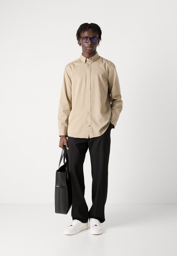 GARMENT DYED SHIRT - Shirt - aluminum3