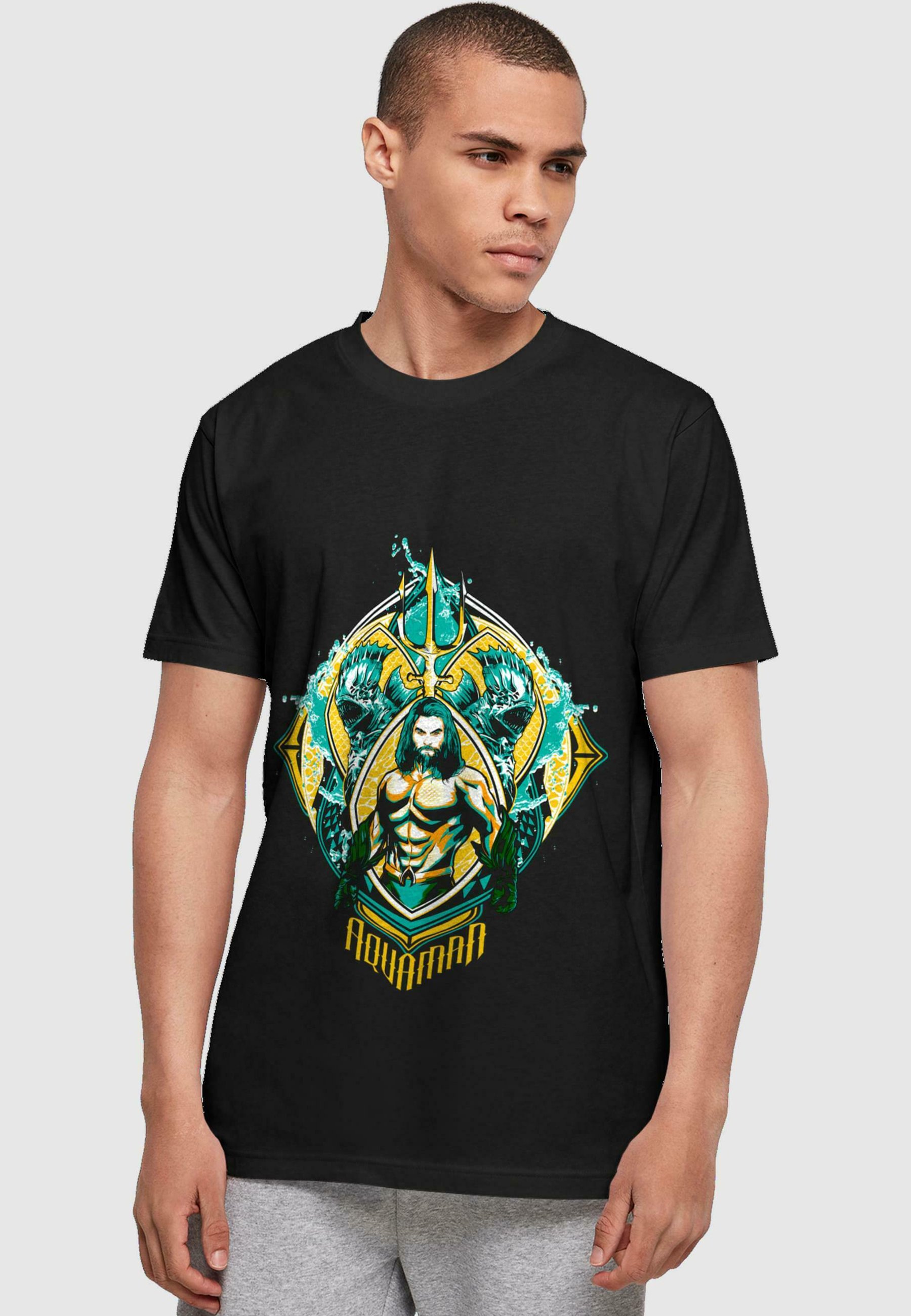 Absolute Cult Supernatural Men's 'Family Business' T-Shirt | Official Merch, Black, Large, Slim Fit