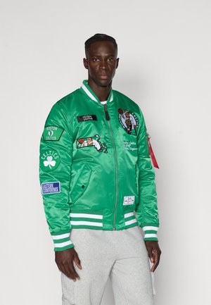 NBA ALPHA INDUSTRIES BOSTON CELTICS JACKET - Echipament cluburi fotbal - green