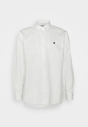 Carhartt WIP MADISON - Košeľa - white/black