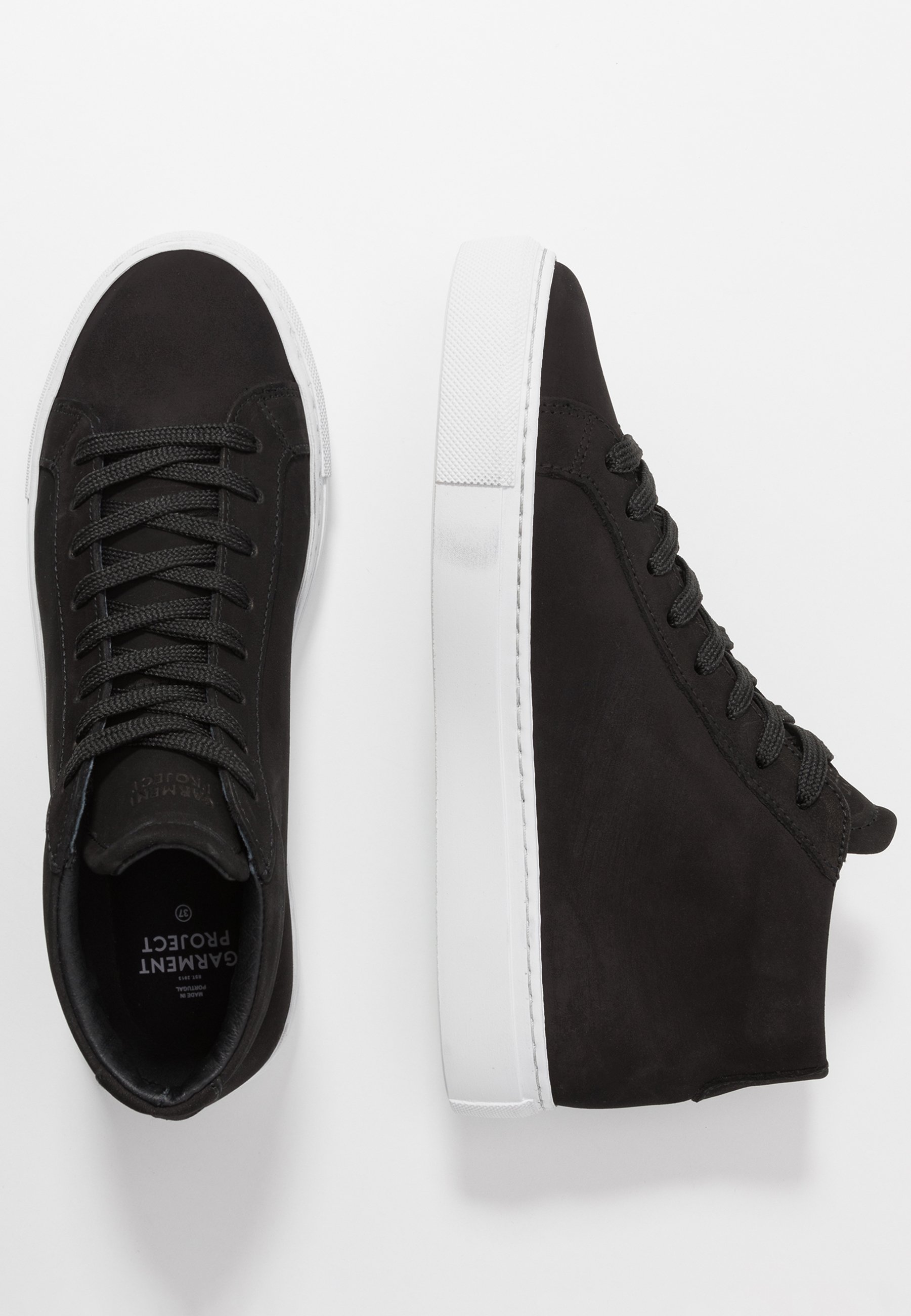 GARMENT PROJECT TYPE MID SLIM SOLE Høye joggesko black GARMENT PROJECT TYPE MID SLIM SOLE Høye joggesko black