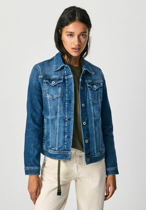 THRIFT - Džínová bunda - blue denim