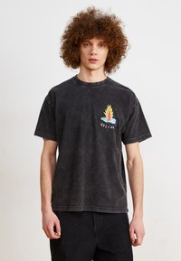 Volcom - MOLLEMA - Print T-shirt - light acid black Thumbnail Image 1