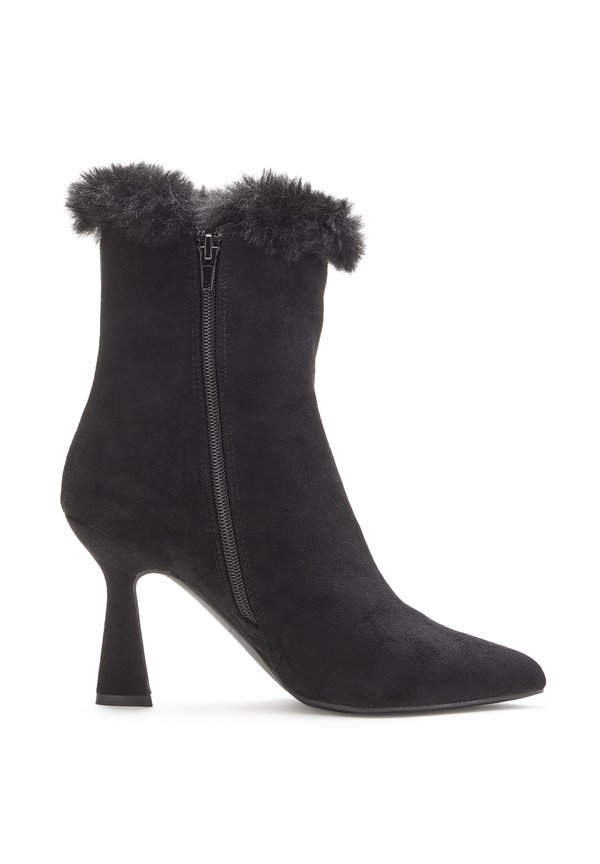 High Heel Stiefelette - schwarz