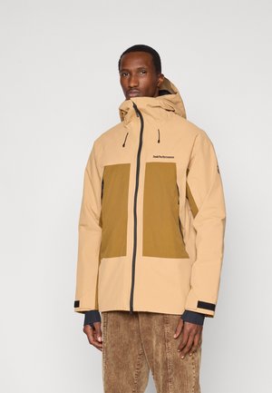 EDGE INSULATED JACKET - Outdoorová bunda - sierra sand/earthy summit