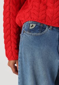 LOIS Jeans MARLENE - Pernera ancha - dark stone