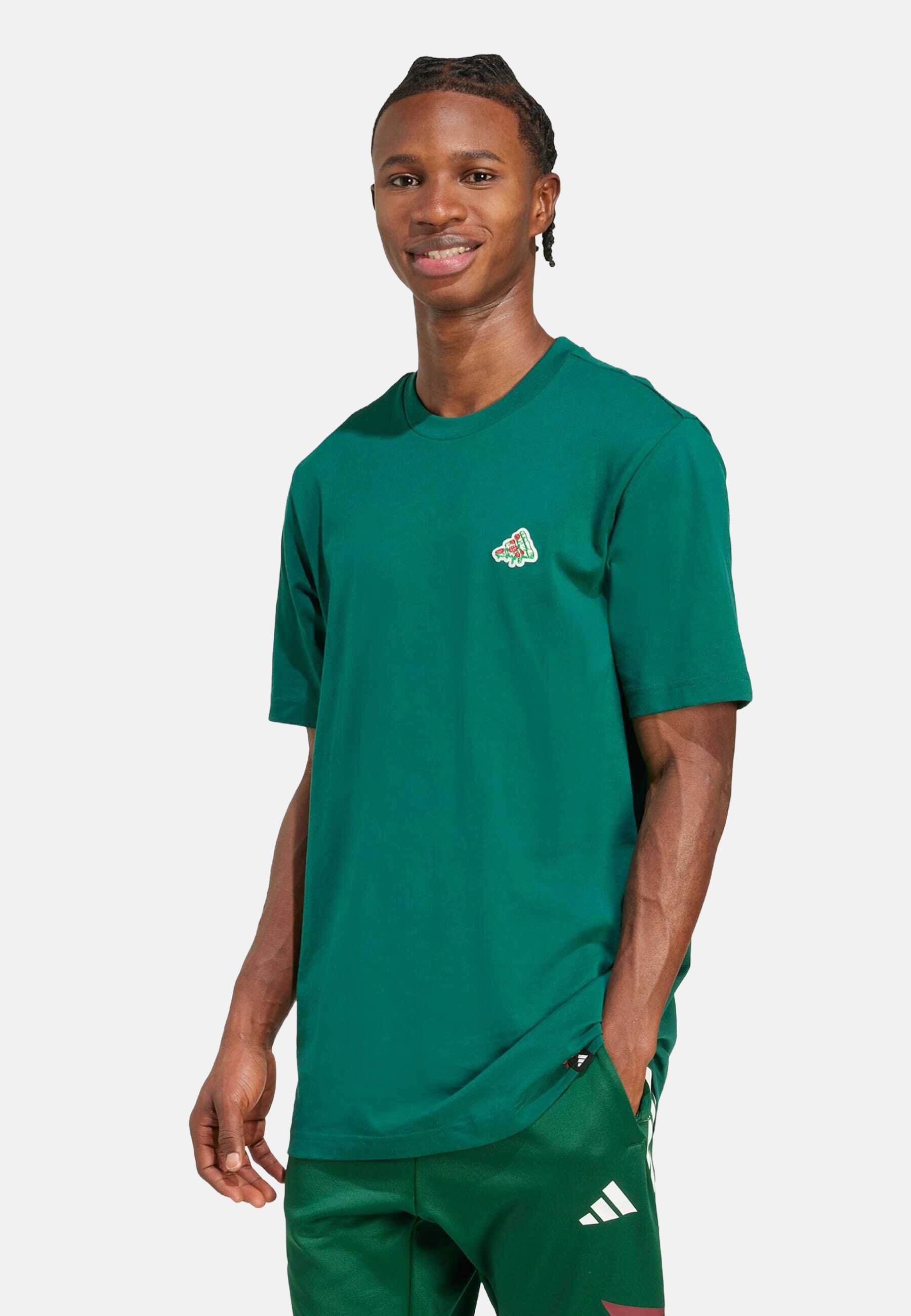adidas Sportswear MINI PIZZA GRAPHIC - Basic T-shirt - collegiate