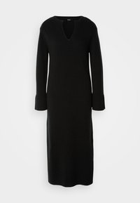 RUBI DRESS WOMAN - Gebreide jurk - shadow black