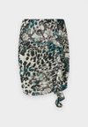 VERDIANA MINI RUFFLE SKIRT - Minigonna - aquarelle