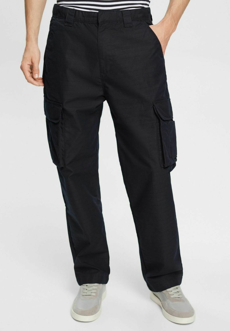 Esprit Pantalon cargo black/noir ZALANDO.FR