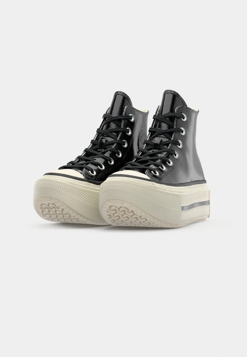 Converse Lift Double Stack Platform 5.5 Mens shoes sneaker Leather Black A12977C Chuck Taylor All Star Lift Double Stack Platform Patent  main image 2