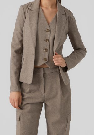 Blazer - mottled light grey