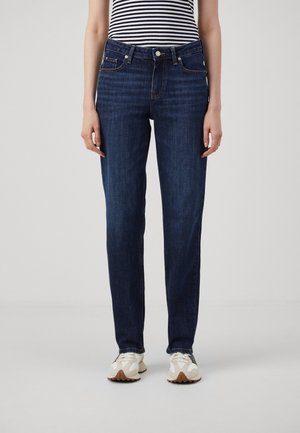 Straight leg -farkut - dark-blue denim