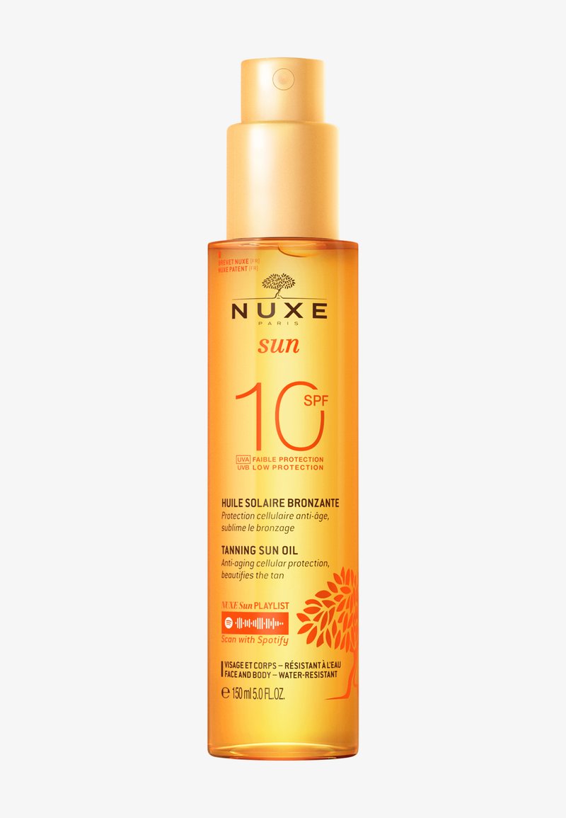 NUXE - TANNING SUN OIL LOW PROTECTION SPF10 FACE AND BODY - Solskydd, Förstora