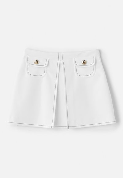 sandro JUPE - Mini skirt - ecru