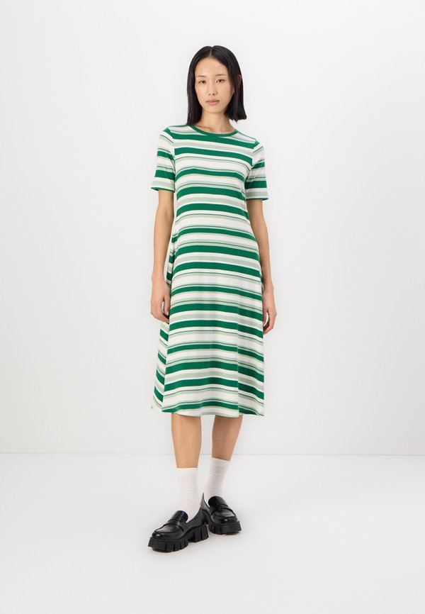 BLOCK STRIPE MIDI DRESS - Day dress