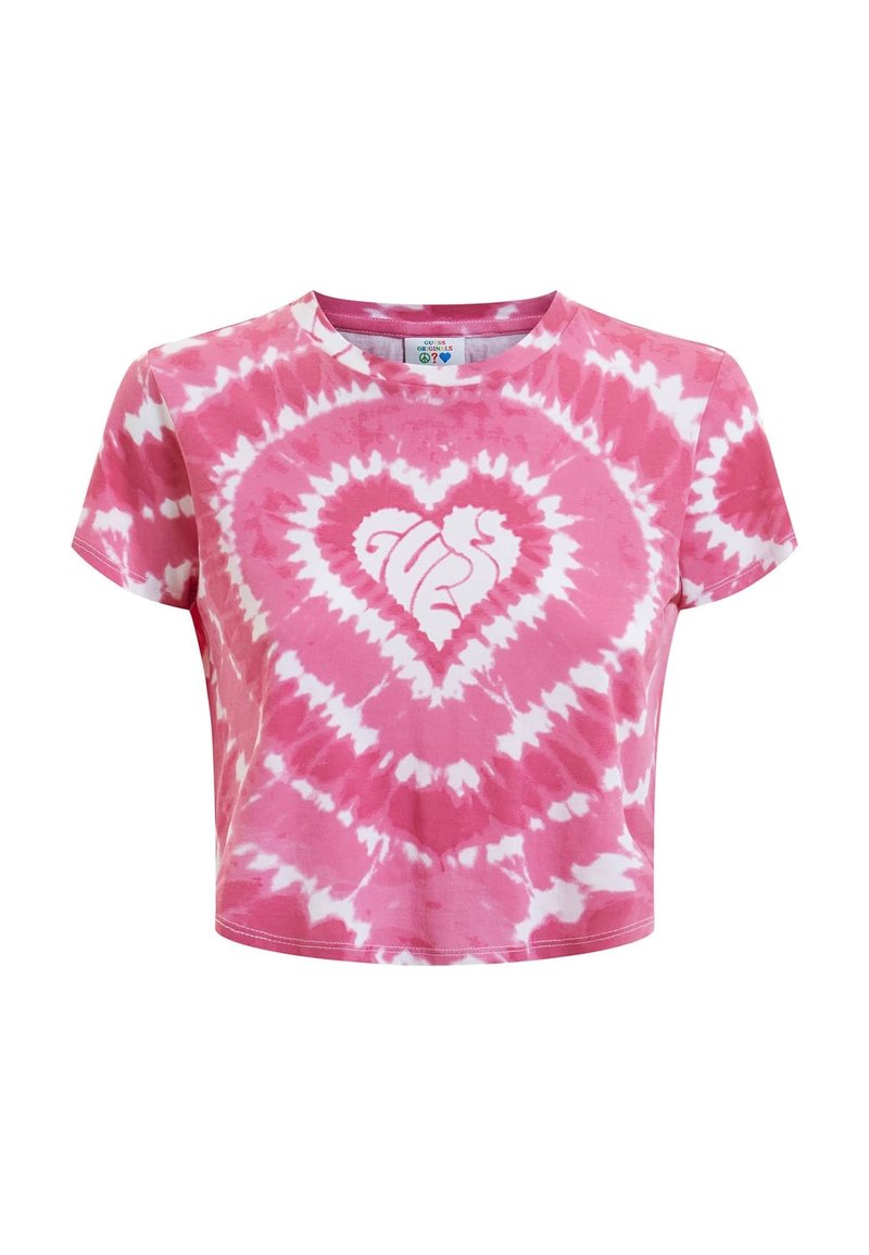Damen T-Shirts | Guess T-Shirt print mehrfarbe rose/rosa - TQ62844 Damen T-Shirts | Guess T-Shirt print mehrfarbe rose/rosa - TQ62844