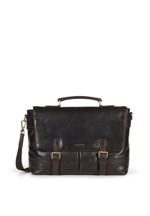 JAMES - Notebooktasche - dark brown