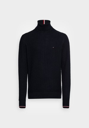 EXAGGERATED STRUCTURE ROLL NECK - Jumper - desert sky