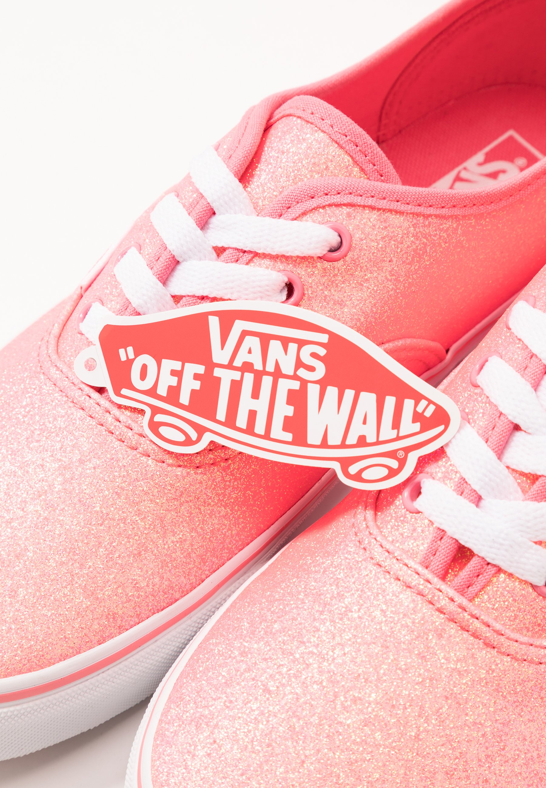 vans authentic neon pink