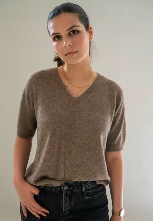 SWEATER - T-shirt basic - taupe