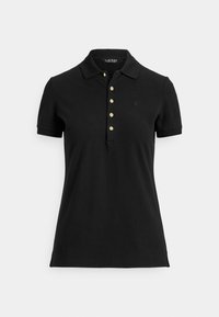PIQUÉ POLO SHIRT - Polo marškinėliai - black