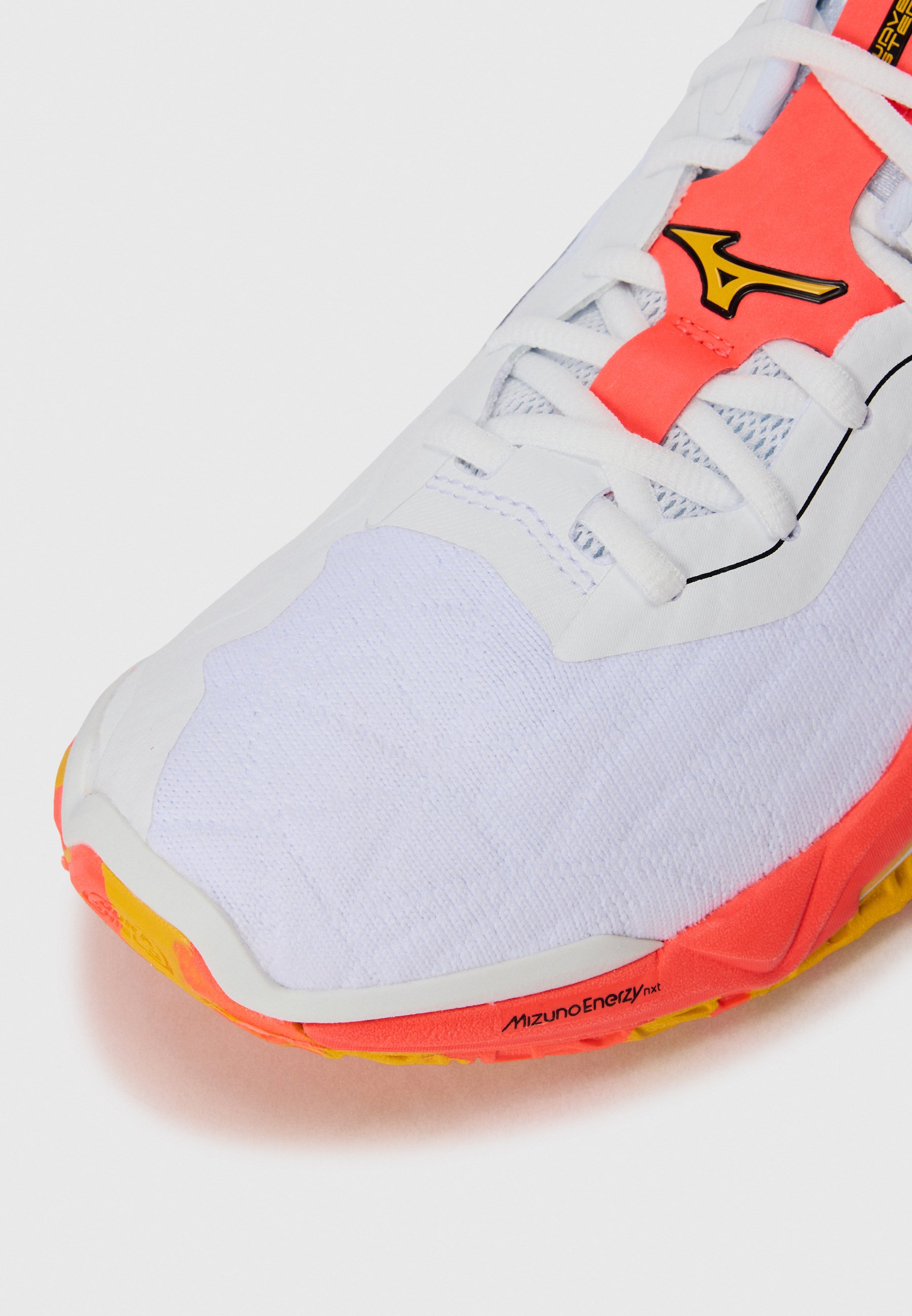 Mizuno WAVE STEALTH NEO 2 - Chaussures de handball - white/fiery