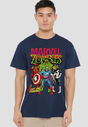 MARVEL ZOMBIES LAST ONE STANDING - Print T-shirt - dark blue