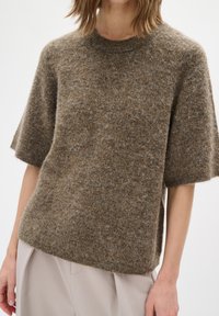 InWear HARRIET - Pamata T-krekls - sandy grey melange