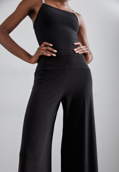 Norma Kamali ELEPHANT PANT - Pantalon classique - black