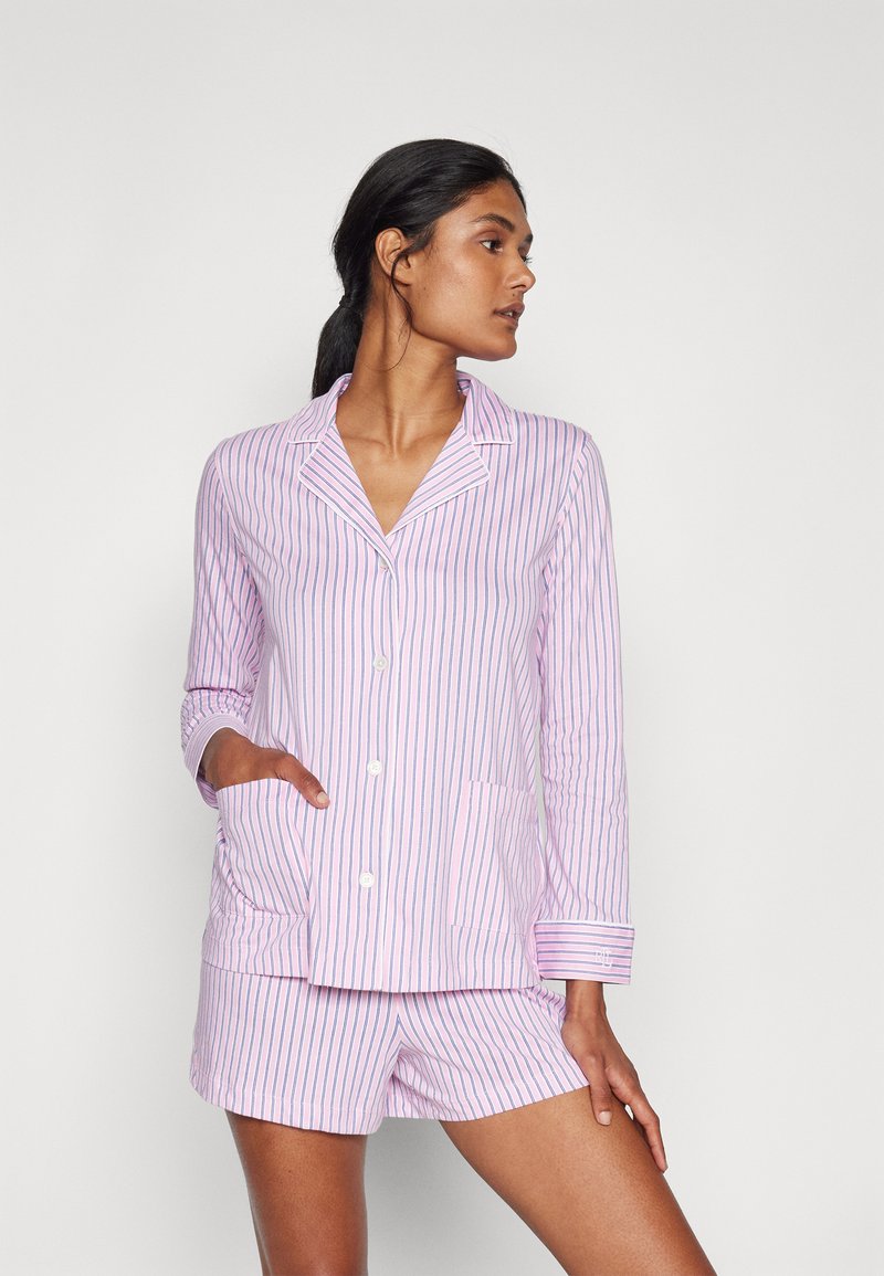Lauren Ralph Lauren NOTCH COLLAR BOXER - Conjunto de pijama - pink