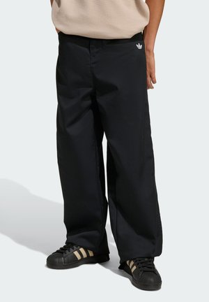TWILL -JUNIOR - Trousers - black