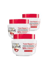 L'Oréal Paris - MASCHERA CAPELLI ELVIVE TOTAL REPAIR 5, RICOSTITUENTE PER CAPELLI SCIUPATI, 300 ML - 3 PACK - Maschera per capelli - trasparente Immagine in miniatura 1