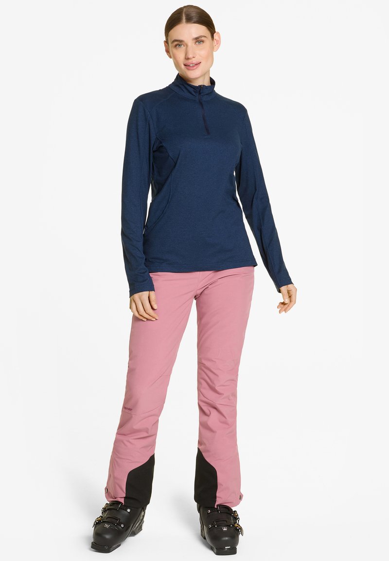 Ziener MIDLAYER JENITA - Langarmshirt - dark navy