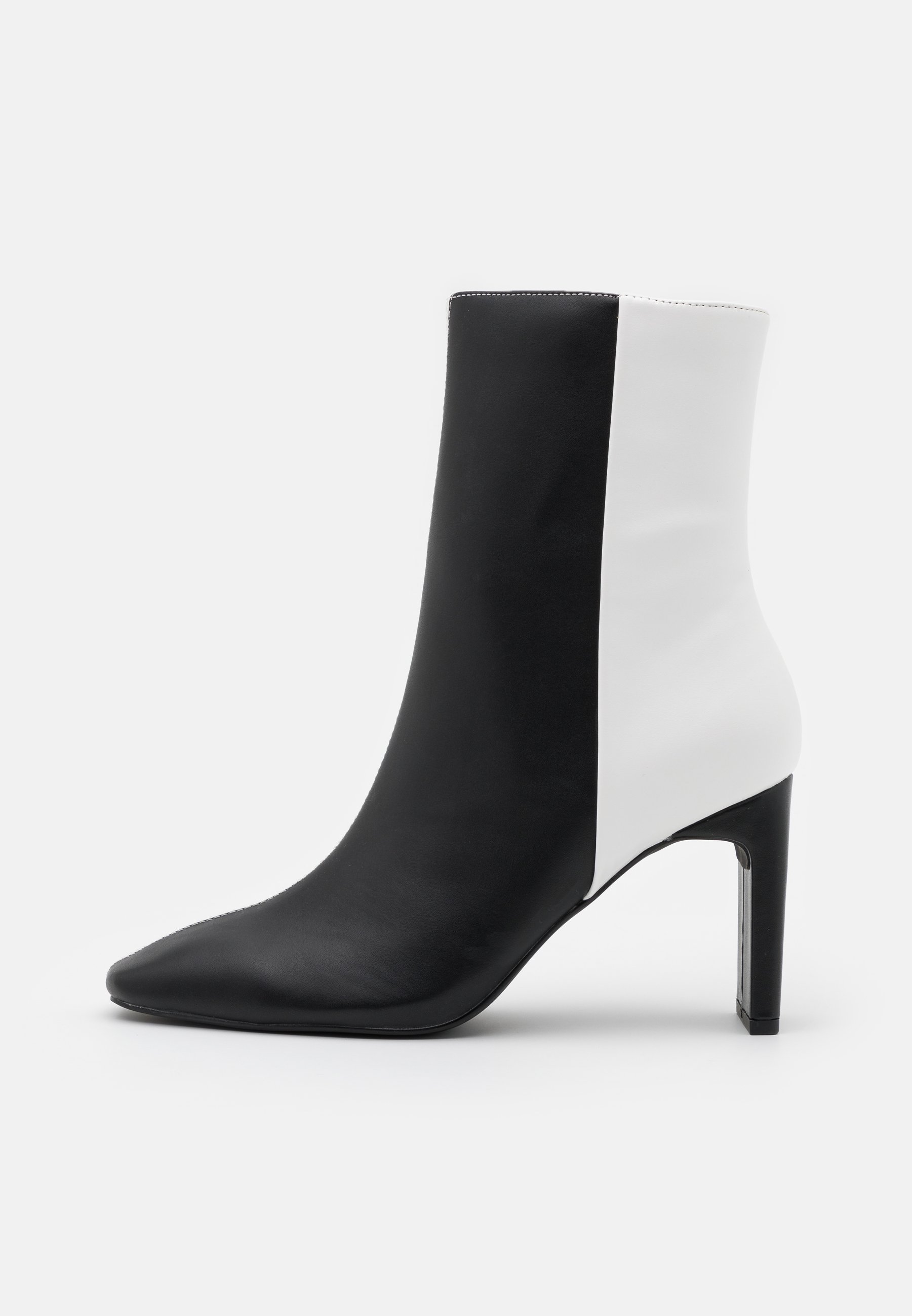 two tone ankle boots