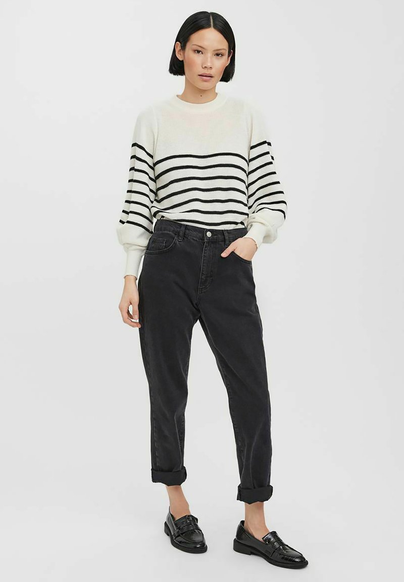 Damen Strickjacken | Vero Moda Strickpullover snow white/weiß - RJ95645 Damen Strickjacken | Vero Moda Strickpullover snow white/weiß - RJ95645