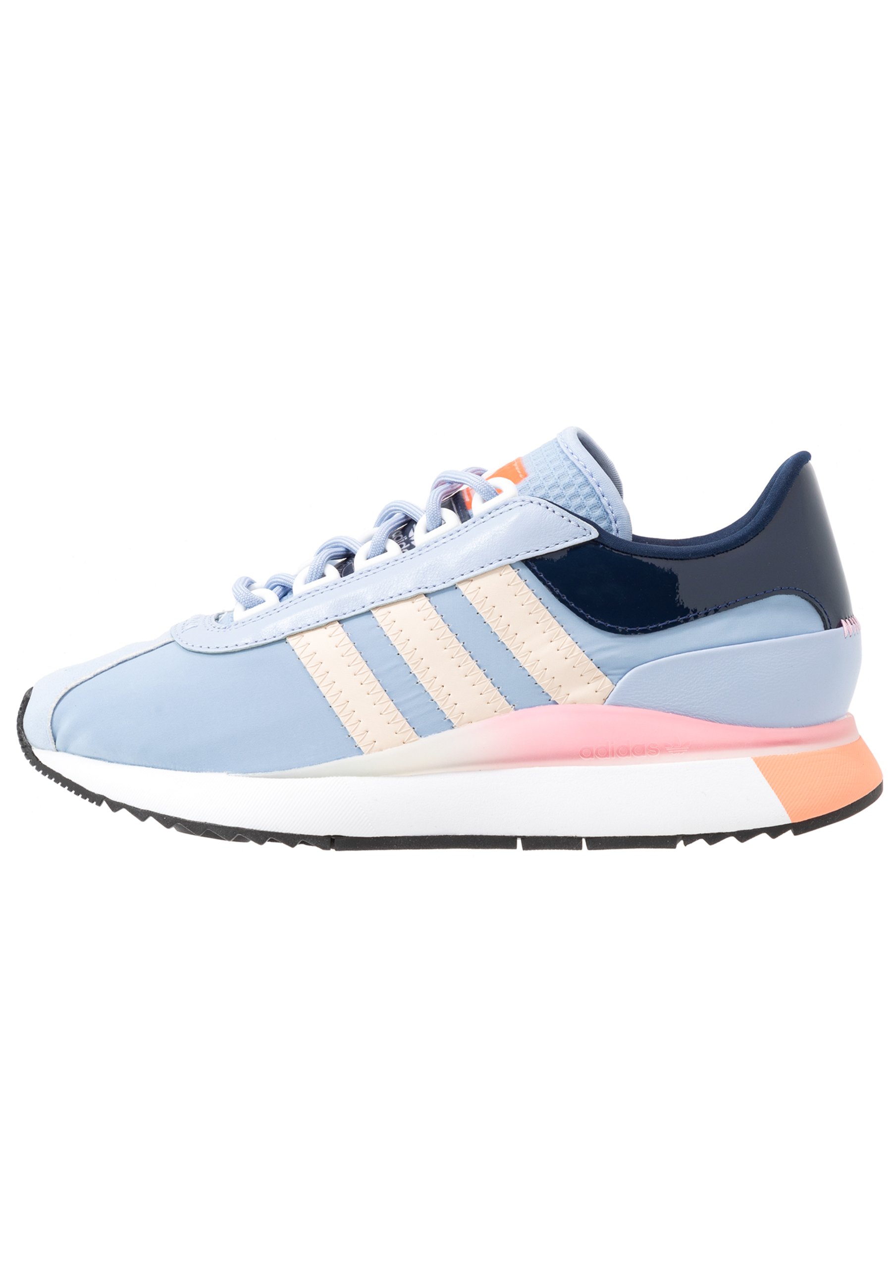 adidas originals sl andridge fashion trainers in white and pink