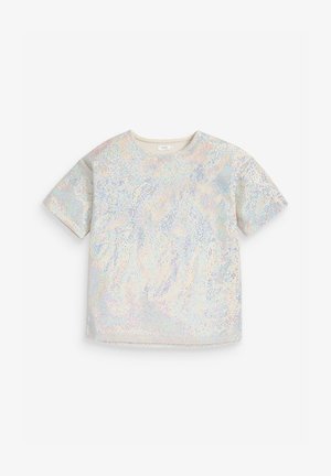 DISCO - T-shirt imprimé - silver