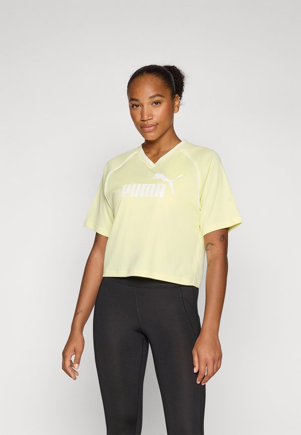 RELAXED CROPPED FOOTBALL - T-Shirt print